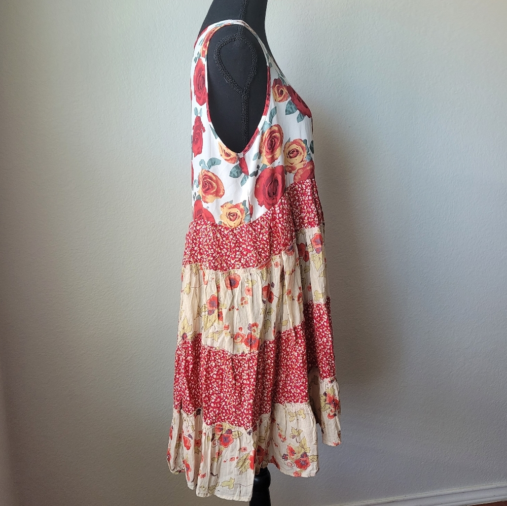 NEW Red Rose Reimagined Floral Tunic Dress - Picture 4 of 5